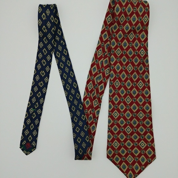 Tommy Hilfiger lot of 2 silk ties - Picture 7 of 8